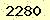 請輸入此驗證碼 : 2280