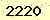 請輸入此驗證碼 : 2220