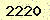 請輸入此驗證碼 : 2220