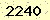 請輸入此驗證碼 : 2240
