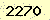 請輸入此驗證碼 : 2270