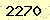 請輸入此驗證碼 : 2270