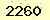 請輸入此驗證碼 : 2260