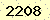 請輸入此驗證碼 : 2208