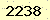 請輸入此驗證碼 : 2238