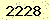 請輸入此驗證碼 : 2228