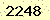 請輸入此驗證碼 : 2248