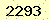 請輸入此驗證碼 : 2293
