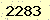 請輸入此驗證碼 : 2283