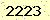 請輸入此驗證碼 : 2223