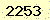 請輸入此驗證碼 : 2253
