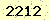 請輸入此驗證碼 : 2212