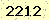 請輸入此驗證碼 : 2212