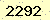 請輸入此驗證碼 : 2292