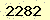 請輸入此驗證碼 : 2282