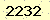 請輸入此驗證碼 : 2232