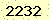 請輸入此驗證碼 : 2232
