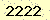 請輸入此驗證碼 : 2222