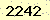 請輸入此驗證碼 : 2242