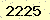 請輸入此驗證碼 : 2225