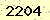 請輸入此驗證碼 : 2204