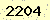 請輸入此驗證碼 : 2204