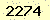 請輸入此驗證碼 : 2274