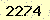 請輸入此驗證碼 : 2274