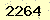 請輸入此驗證碼 : 2264