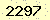 請輸入此驗證碼 : 2297