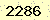 請輸入此驗證碼 : 2286