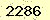 請輸入此驗證碼 : 2286