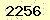 請輸入此驗證碼 : 2256