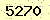 請輸入此驗證碼 : 5270