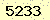 請輸入此驗證碼 : 5233