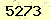 請輸入此驗證碼 : 5273