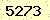 請輸入此驗證碼 : 5273