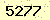 請輸入此驗證碼 : 5277