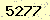 請輸入此驗證碼 : 5277