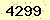 請輸入此驗證碼 : 4299