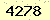 請輸入此驗證碼 : 4278