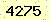 請輸入此驗證碼 : 4275