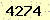 請輸入此驗證碼 : 4274