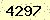 請輸入此驗證碼 : 4297