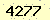 請輸入此驗證碼 : 4277