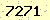 請輸入此驗證碼 : 7271