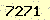 請輸入此驗證碼 : 7271