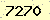 請輸入此驗證碼 : 7270