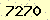 請輸入此驗證碼 : 7270
