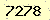 請輸入此驗證碼 : 7278
